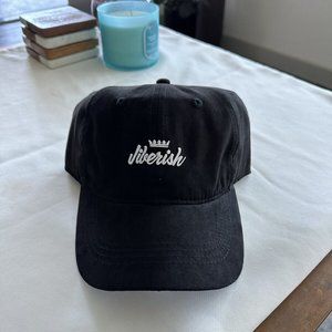 Jiberish Crown Logo Baseball Cap Black Strapback Hat Unisex Embroidered - NEW